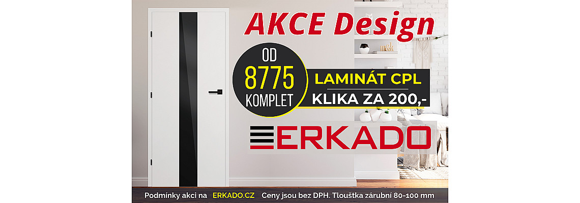 Akce DESIGN roku 2022 na dveře BALDUR 1, 3