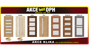 Interiérové dveře akce Interiérové dveře akce