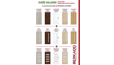 Dveře SKLADEM - Aktuální leták