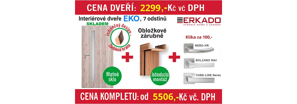 AKCE - 20% na dveře EKO AKCE - 20% na dveře EKO