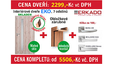 AKCE - 20% na dveře EKO AKCE - 20% na dveře EKO