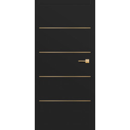 Intersie Lux Broušené Zlato 407 - Výška 210 cm