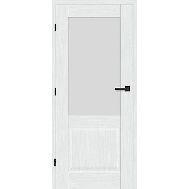 Nemézie 7 - Kůra bílá PREMIUM Interiérové dveře Nemézie 7 - Kůra bílá PREMIUM