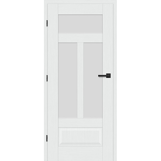 Nemézie 9 - Kůra bílá PREMIUM Interiérové dveře Nemézie 9 - Kůra bílá PREMIUM
