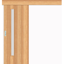 Posuvné dveře na stěnu Eko 1 - Dub 3D Greko Posuvné dveře na stěnu Eko 1 - Dub 3D Greko