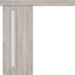 Posuvné dveře na stěnu Eko 1 - Dub šedý Greko Posuvné dveře na stěnu Eko 1 - Dub šedý Greko