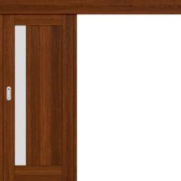 Posuvné dveře na stěnu Frézie 1 - Ořech 3D Greko Posuvné dveře na stěnu Frézie 1 - Ořech 3D Greko