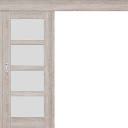 Posuvné dveře na stěnu Juka 4 - Dub šedý Greko Posuvné dveře na stěnu Juka 4 - Dub šedý Greko