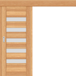 Posuvné dveře na stěnu Magnólie 1 - Dub 3D Greko Posuvné dveře na stěnu Magnólie 1 - Dub 3D Greko