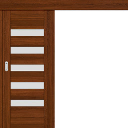 Posuvné dveře na stěnu Magnólie 1 - Ořech 3D Greko Posuvné dveře na stěnu Magnólie 1 - Ořech 3D Greko