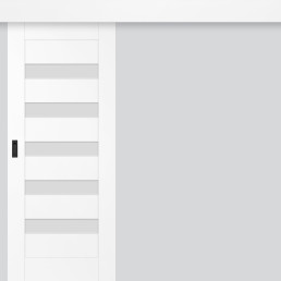 Posuvné dveře na stěnu Magnólie 1 - Sněhobílá Greko Posuvné dveře na stěnu Magnólie 1 - Sněhobílá Greko