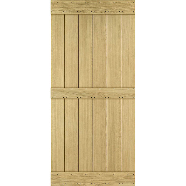 Dřevěné posuvné dveře MODERN RUSTIC E - Dub Fladr