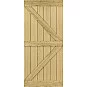 Dřevěné posuvné dveře MODERN RUSTIC K - Dub Fladr