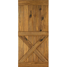 Dřevěné posuvné dveře MODERN RUSTIC X Dřevěné posuvné dveře MODERN RUSTIC X