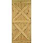 Dřevěné posuvné dveře MODERN RUSTIC XX - Dub Rustik