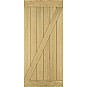 Dřevěné posuvné dveře MODERN RUSTIC Z - Dub Fladr