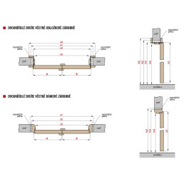 Dvoukřídlé dveře Altamura 4, 6, 8 Dvoukřídlé dveře Altamura 4, 6, 8