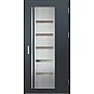 Ocelové vchodové dveře - AMBERG 1 - Antracit Struktura, Label Inox Ocelové vchodové dveře ERKADO - AMBERG 1 - Antracit Struktura, Label Inox
