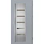 Ocelové vchodové dveře - AMBERG 1 - Šedá, Label Inox Ocelové vchodové dveře ERKADO - AMBERG 1 - Šedá, Label Inox