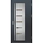 Ocelové vchodové dveře - AMBERG 2 - Antracit Struktura, Label Inox Ocelové vchodové dveře ERKADO - AMBERG 2 - Antracit Struktura, Label Inox