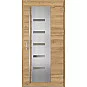 Ocelové vchodové dveře - AMBERG 2 - Dub Natur Příčný, Label Inox Ocelové vchodové dveře ERKADO - AMBERG 2 - Dub Natur Příčný, Label Inox