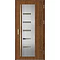 Ocelové vchodové dveře - AMBERG 2 - Ořech, Label Inox Ocelové vchodové dveře ERKADO - AMBERG 2 - Ořech, Label Inox
