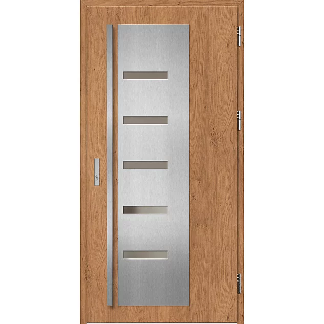 Ocelové vchodové dveře - AMBERG 2 - Winchester, Label Inox Ocelové vchodové dveře ERKADO - AMBERG 2 - Winchester, Label Inox
