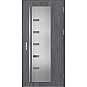 Ocelové vchodové dveře - AMBERG 3 - Dub Antracit, Label Inox Ocelové vchodové dveře ERKADO - AMBERG 3 - Dub Antracit, Label Inox