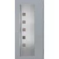 Ocelové vchodové dveře - AMBERG 4 - Šedá, Label Inox Ocelové vchodové dveře ERKADO - AMBERG 4 - Šedá, Label Inox