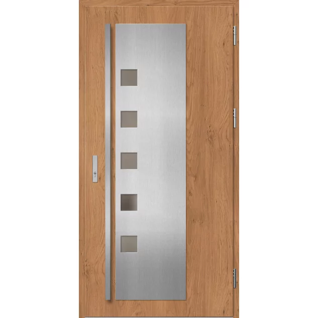 Ocelové vchodové dveře - AMBERG 4 - Winchester, Label Inox Ocelové vchodové dveře ERKADO - AMBERG 4 - Winchester, Label Inox