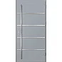 Ocelové vchodové dveře - BIENE 1 - Šedá, Label Inox Ocelové vchodové dveře ERKADO - BIENE 1 - Šedá, Label Inox