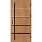 Ocelové vchodové dveře - BIENE 1 - Winchester, Stamp Black Ocelové vchodové dveře ERKADO - BIENE 1 - Winchester, Stamp Black