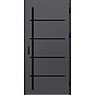 Ocelové vchodové dveře ERKADO - BIENE 2 - Hladký Antracit, Stamp Black
