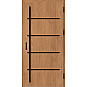 Ocelové vchodové dveře ERKADO - BIENE 2 -  Winchester, Stamp Black