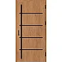 Ocelové vchodové dveře - BIENE 2 - Winchester, Stamp Black Ocelové vchodové dveře ERKADO - BIENE 2 - Winchester, Stamp Black
