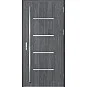 Ocelové vchodové dveře - BIENE 3 - Dub Antracit, Label Inox Ocelové vchodové dveře ERKADO - BIENE 3 - Dub Antracit, Label Inox
