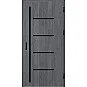 Ocelové vchodové dveře - BIENE 3 - Dub Antracit, Stamp Black Ocelové vchodové dveře ERKADO - BIENE 3 - Dub Antracit, Stamp Black