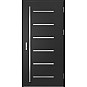 Ocelové vchodové dveře ERKADO - BIENE 4 - Černá, Label Inox