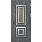 Ocelové vchodové dveře - EBERN 2 - Dub Antracit, Label Inox Ocelové vchodové dveře ERKADO - EBERN 2 - Dub Antracit, Label Inox