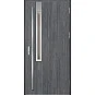 Ocelové vchodové dveře - FRYBURG 3 - Dub Antracit, Label Inox Ocelové vchodové dveře ERKADO - FRYBURG 3 - Dub Antracit, Label Inox