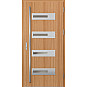 Ocelové vchodové dveře - KREBEN 1 - Borovice horská, Label Inox Ocelové vchodové dveře ERKADO - KREBEN 1 - Borovice horská, Label Inox