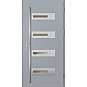 Ocelové vchodové dveře - KREBEN 1 - Šedá, Label Inox Ocelové vchodové dveře ERKADO - KREBEN 1 - Šedá, Label Inox
