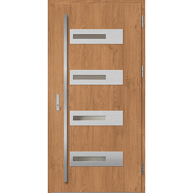 Ocelové vchodové dveře - KREBEN 1 - Winchester, Label Inox Ocelové vchodové dveře ERKADO - KREBEN 1 - Winchester, Label Inox