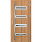 Ocelové vchodové dveře - KREBEN 2 - Borovice horská, Label Inox Ocelové vchodové dveře ERKADO - KREBEN 2 - Borovice horská, Label Inox