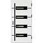 Ocelové vchodové dveře - KREBEN 5 - Borovice Bílá, Label Black Ocelové vchodové dveře ERKADO - KREBEN 5 - Borovice Bílá, Label Black