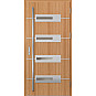 Ocelové vchodové dveře - KREBEN 5 - Borovice horská, Label Inox Ocelové vchodové dveře ERKADO - KREBEN 5 - Borovice horská, Label Inox