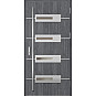 Ocelové vchodové dveře - KREBEN 5 - Dub Antracit, Label Inox Ocelové vchodové dveře ERKADO - KREBEN 5 - Dub Antracit, Label Inox