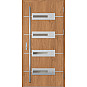 Ocelové vchodové dveře - KREBEN 5 - Winchester, Label Inox Ocelové vchodové dveře ERKADO - KREBEN 5 - Winchester, Label Inox