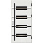 Ocelové vchodové dveře - KREBEN 6 - Borovice Bílá, Label Black Ocelové vchodové dveře ERKADO - KREBEN 6 - Borovice Bílá, Label Black