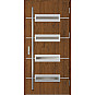 Ocelové vchodové dveře - KREBEN 6 - Ořech, Label Inox Ocelové vchodové dveře ERKADO - KREBEN 6 - Ořech, Label Inox